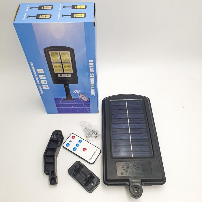 Lampă stradală solară 6-COB, cu telecomandă