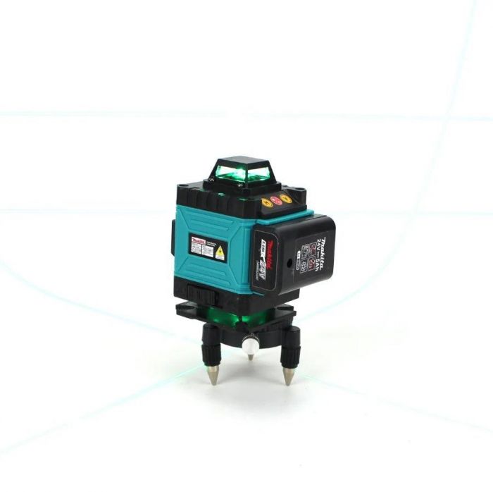 Nivel laser cu acumulator (4D, 16 raze), 2 acumulatori