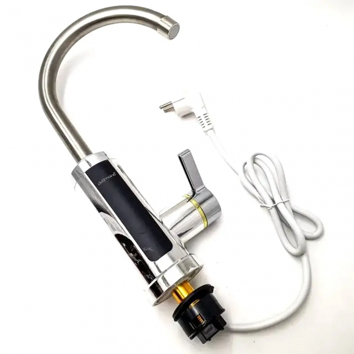 Încălzitor de apă instant Delimano, cromat, cu ecran