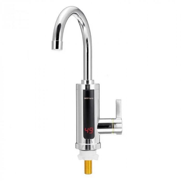 Încălzitor de apă instant Delimano, cromat, cu ecran