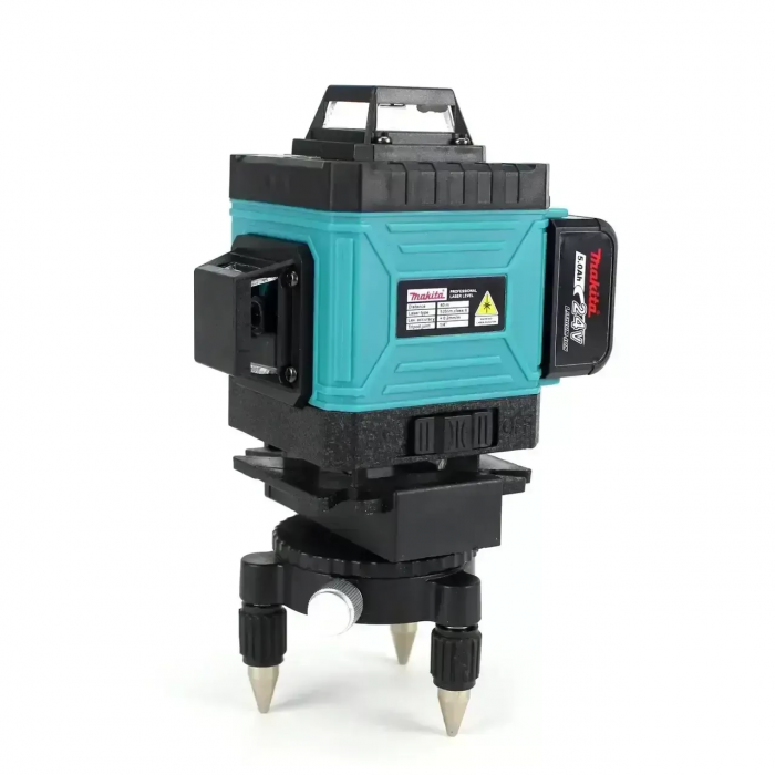 Nivel laser cu acumulator (4D, 16 raze), 2 acumulatori