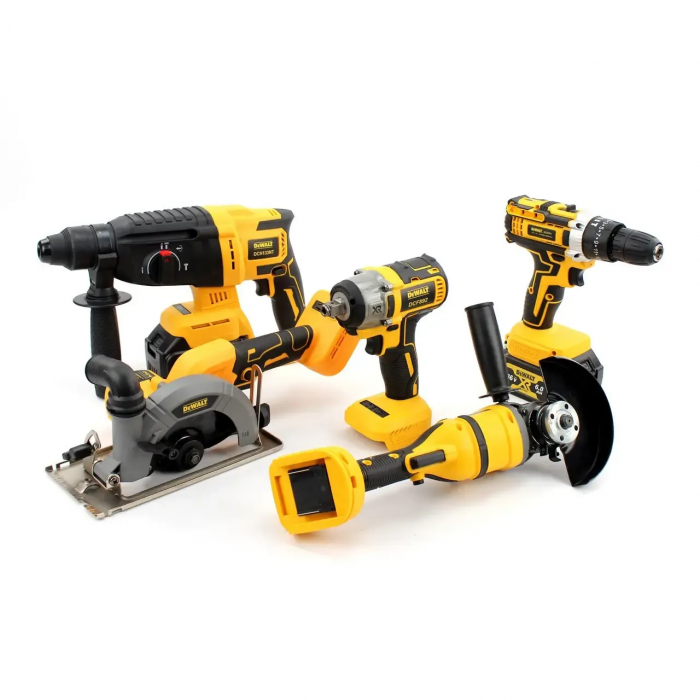 Set de scule electrice 5 în 1: 5 acumulatori, 36v / 6.0 Ah