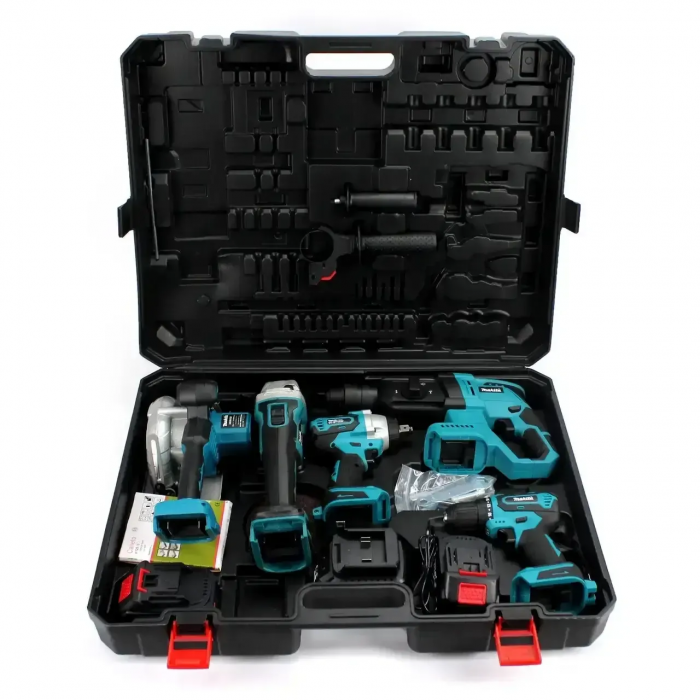 Set de scule electrice 5 în 1: 5 acumulatori, 36v / 6.0 Ah