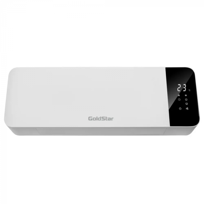 Încălzitor de perete cu ventilator, moduri: „iarna‑vară”, cu telecomandă, 2000 W