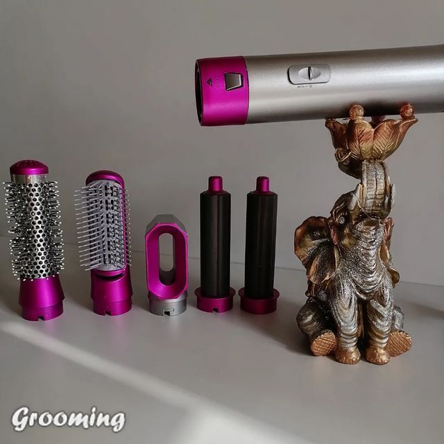 Styler de păr; 5în1, ceramic, cu ionizare